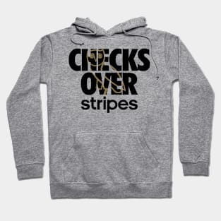 CHECKS OVER STRIPES Hoodie